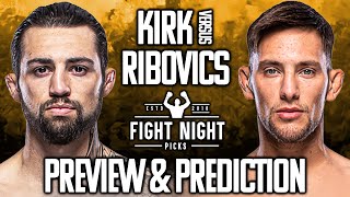 UFC 290 Kamuela Kirk vs Esteban Ribovics Preview amp Prediction [upl. by Hendren]