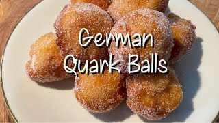 How to make a German Quark Balls  Quark Bälchen [upl. by Birdie]