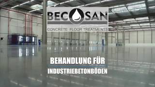 BECOSAN® – Betonboden schleifen und polieren [upl. by Marshal]