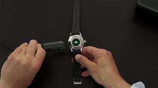 FREDERIQUE CONSTANT TUTORIAL ¦ SMARTWATCH VITALITY  HOW TO CHARGE YOUR WATCH [upl. by Rehptsirhc670]