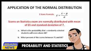 APPLICATION OF NORMAL DISTRIBUTION [upl. by Ardel]