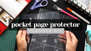 CREATING A DIY POCKET PAGE PLANNER INSERT WITH LAMINATED SHEETS  DISCBOUND CLASSIC HAPPY PLANNER [upl. by Ahseikan905]