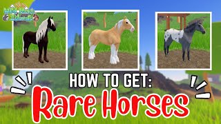 How to get RARE HORSES in Wild Horse Islands [upl. by Vierno]