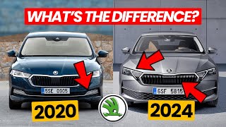 New SKODA Octavia 2024 vs 2020  What has changed [upl. by Moss]