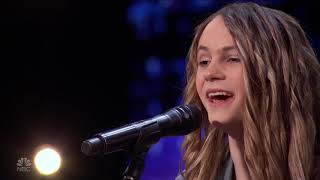 Kenadi Dodds 15  One Way Ticket To Tennessee  Best Audio  Americas Got Talent  June 30 2020 [upl. by Eenet]