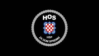 Himna HOSa Boško Landeka  Anthem of Croatian HOS army [upl. by Scornik12]