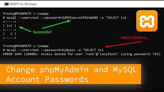 How to reset MySQL password or Change MySQLphpMyAdmin password including root password [upl. by Longo834]