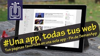 Fin de SemanApp  Feedly todas tus web en una sola App  Español [upl. by Yatnuahs677]