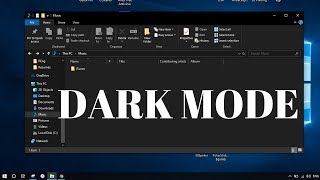 How to Get DARK MODE on your Windows 10 PC [upl. by Libove]