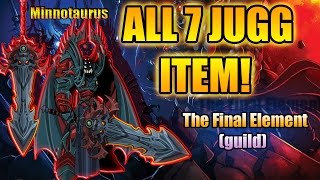 AQW  All 7 Non Member Juggernaut Items of Nulgath amp Customization [upl. by Aikemet]