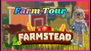 Farmstead  Farm Tour WIP  ROBLOX [upl. by Dael671]