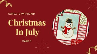 CHRISTMAS IN JULY CARD THREE  CUTE QUICK amp EASY [upl. by Mieka35]