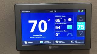 Trane Error Code 20 SEER AC plus Nest Thermostat test [upl. by Tabina]