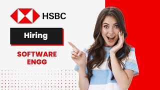 HSBC Recruitment For Software Engineer  Fresher  Off Campus Drive [upl. by Rochester749]