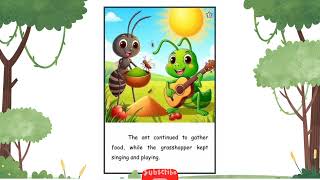 The Ant and The GrasshopperEnglish Story [upl. by Arsi7]