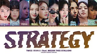 ALBUM SNEAK PEEK TWICE 트와이스 STRATEGY Lyrics Color Coded Lyrics [upl. by Nylrem]