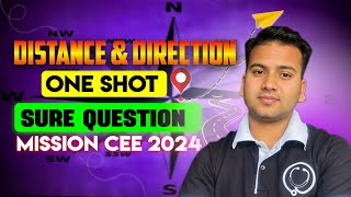 MAT Sure QUESTION In CEE🔥 Distance amp Direction  Get 20 MARKs in Just 10 HOURs [upl. by Tersina]