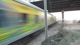 Late Running Angry SEALDAH DURONTO Dangerously Smashes Ahraura At Full Speed [upl. by Eelasor]