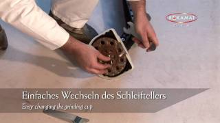 ROKAMAT quotGEXquot  Renovation Grinder  Sanierungsschleifer Original Video [upl. by Ecirted]