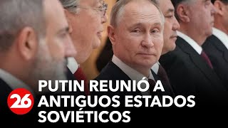 RUSIA  Putin reúne en San Petersburgo a antiguos estados soviéticos a la búsqueda de vasallaje [upl. by Cirnek]