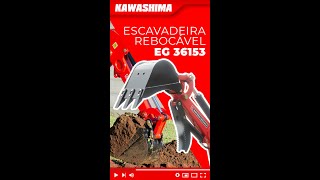 Escavadeira Rebocável  Kawashima [upl. by Krefetz]