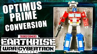 How to Convert Optimus Prime  Transformers War for Cybertron Earthrise  Transformers Official [upl. by Gilberte]