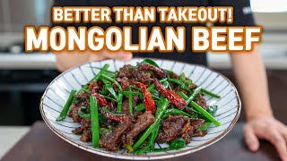 Perfect but Easy Mongolian Beef At Home l Better Than Restaurants [upl. by Macleod]