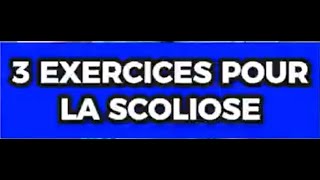 3 exercices simples pour soulager votre scoliose [upl. by Storz771]