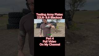 Part 4 Putting The US Military Level IV Body Armor To The Test Review Bulletproof or Bust shorts [upl. by Atok]