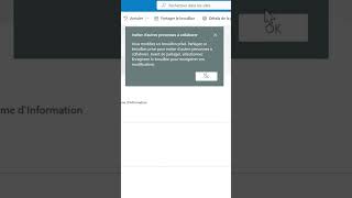 SharePoint  Créer un brouillon privé Shorts [upl. by Rufina]