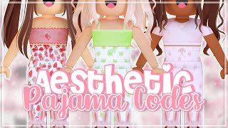 Aesthetic Roblox pajama outfits  Codes  links  Part 3 [upl. by Quartana]