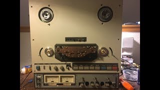 TEAC X10R Belt Replacement [upl. by Yditsahc702]