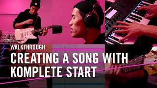 Andrew Huang Creating quotYoursquot with KOMPLETE START  Native Instruments [upl. by Shevlo704]