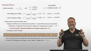 Lecture 15  Roundoff Truncation and True Errors Part A  Advanced Math Methods for Engineers [upl. by Sivatnod]