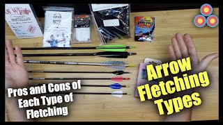 Arrow Fletching Basics  Different Types of Fletchings for Different Types of Archery [upl. by Nuaj]