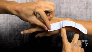 Finger Jam Taping Instructions using StrengthTape Kinesiology Tape [upl. by Leff]