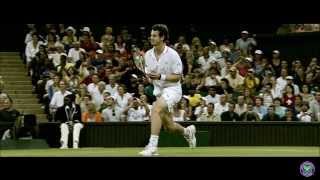 When Andy Murray played Stanislas Wawrinka under the Wimbledon roof [upl. by Aztinad]