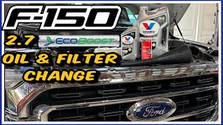 20212023 F150 27 EcoBoost Oil amp Filter Change [upl. by Muns]