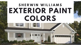 Best Sherwin Williams Exterior Paint Colors [upl. by Salaidh]