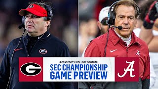 2023 SEC Championship FULL PREVIEW No 1 Georgia vs No 8 Alabama I CBS Sports [upl. by Anitsyrhc]