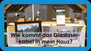 Wie kommt das Glasfaserkabel in mein Haus [upl. by Lednahs488]