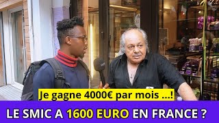 Smic 1600 euros Avis des Français [upl. by Noy78]