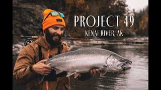 Project 49  Fly Fishing Kenai River Alaska [upl. by Kinelski917]