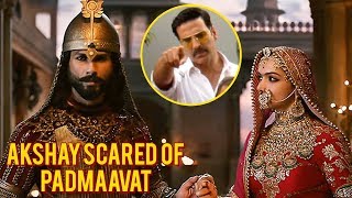 Akshay Kumar SCARED Of Padmaavat POSTPONES Padman [upl. by Hgielsa]