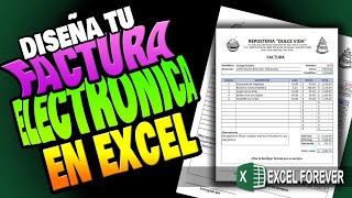 Como Diseñar Tu Factura Electronica en Excel [upl. by Kaz316]