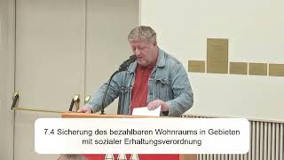 Sicherung des bezahlbaren Wohnraums in Gebieten mit sozialer Erhaltungsverordnung [upl. by Secor]