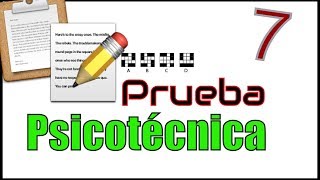 ✅ PRUEBA PSICOTÉCNICA  Ejemplo 07  figuras razonamiento 🔴 [upl. by Corbett]