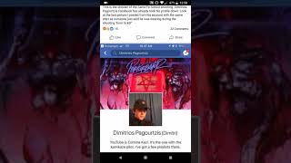 First look at Santa Fes highschool shooter Dimitrios Pagourtzis Social media pages before deleted [upl. by Rogozen]