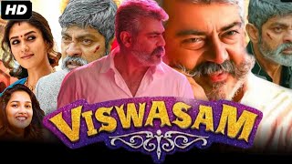 Viswasam Full Movie Hindi Dubbed  Ajith Kumar Nayanthara  Goldmines 1080p Full HD Facts amp Review [upl. by Nylarad]