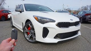 2020 Kia Stinger GT1 Start Up Exhaust Test Drive and Review [upl. by Aksel]